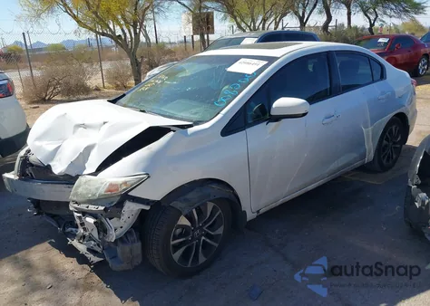 2015 Honda Civic Ex из США, поврежденный, VIN 19XFB2F86FE008200